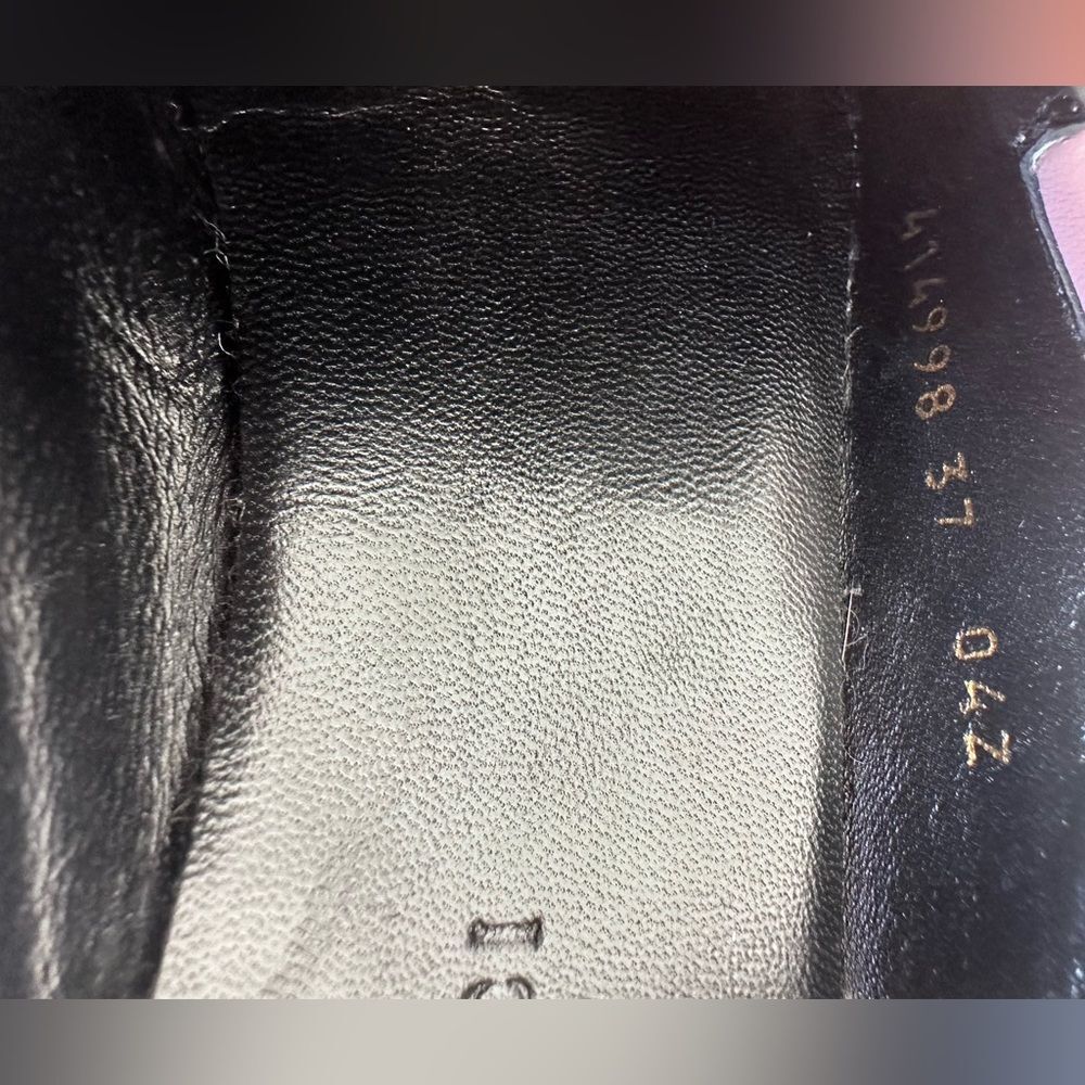 Gucci Brixton Horsebit Loafer Pink Leather Driving Flat Mule Jordaan EU 37 US 7 - Picture 8 of 13